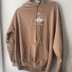 Brown Graphic Hoodie